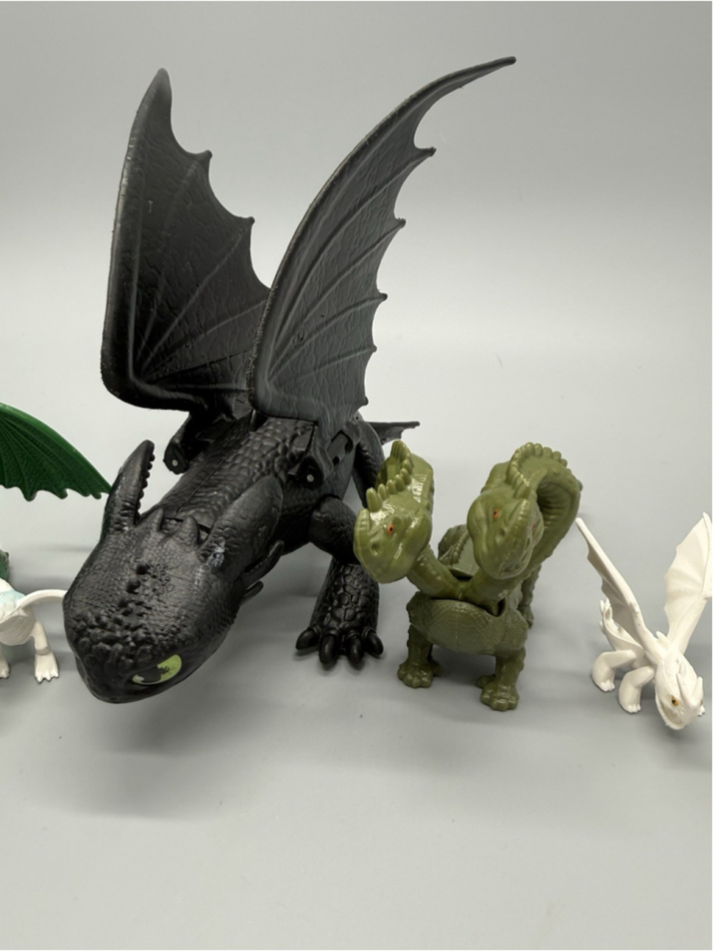 Dreamworks Dragon Toothless Snow Wraith Lightfury Barf Belch Night Terror Lot - Picture 3 of 10